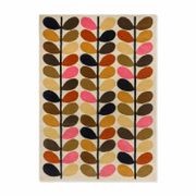 Orla Kiely Multi Stem Rug - Autumn | 100% Wool Designer Floor Rug gallery detail image