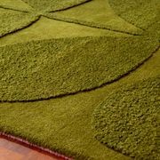 Orla Kiely Solid Stem Rug - Fern | 100% Wool Designer Floor Rug gallery detail image