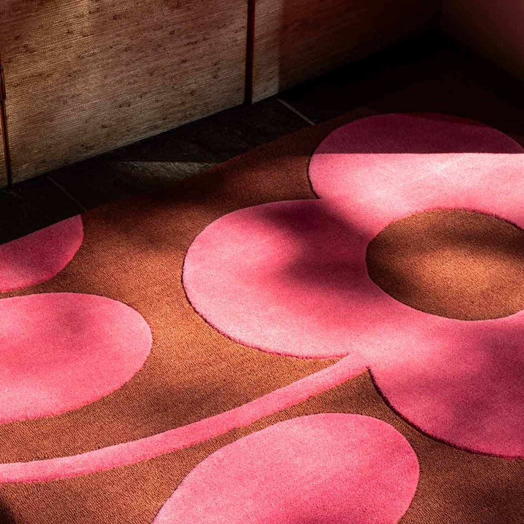 Orla Kiely Sprig Stem Rug - Paprika | 100% Wool Designer Floor Rug gallery detail image