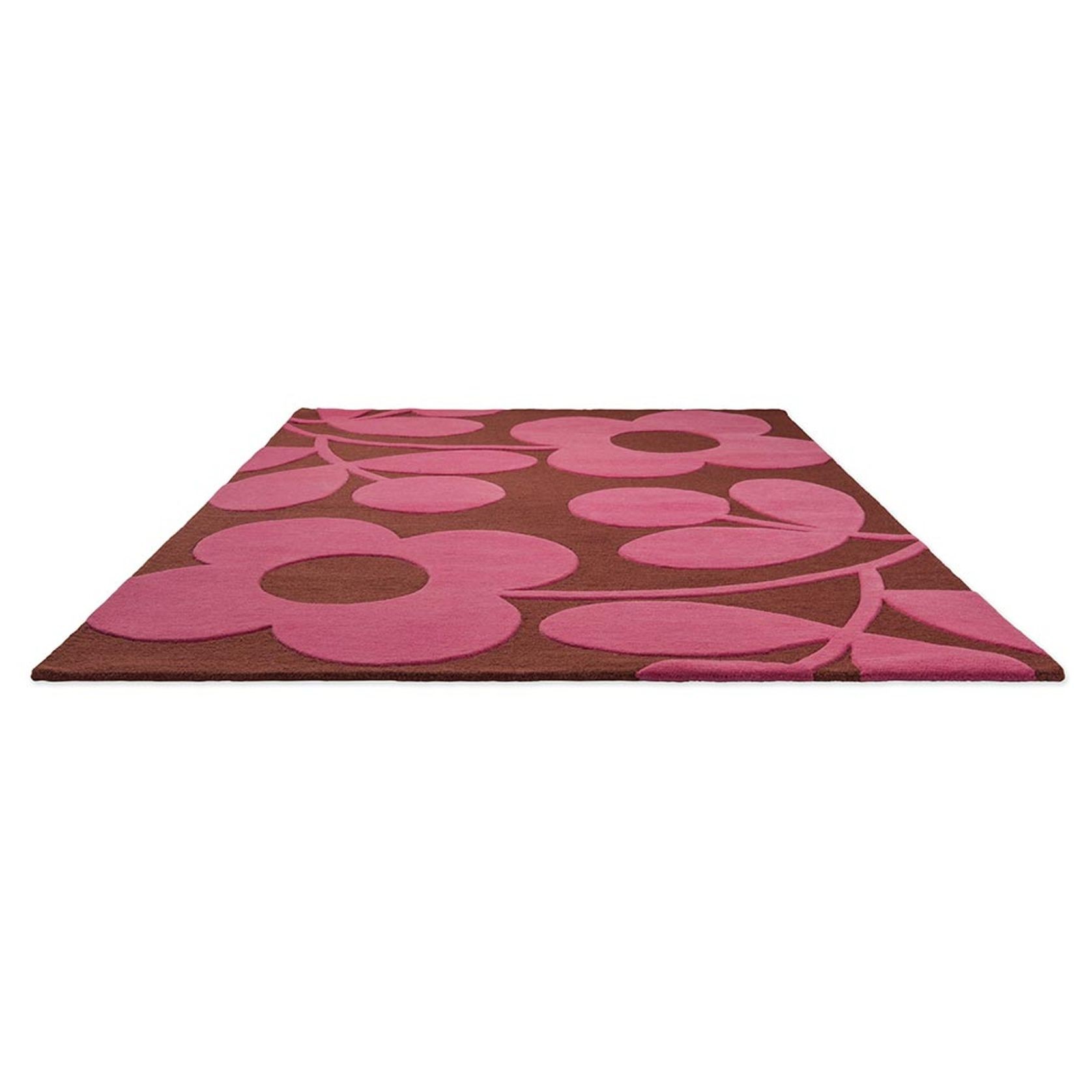 Orla Kiely Sprig Stem Rug - Paprika | 100% Wool Designer Floor Rug gallery detail image