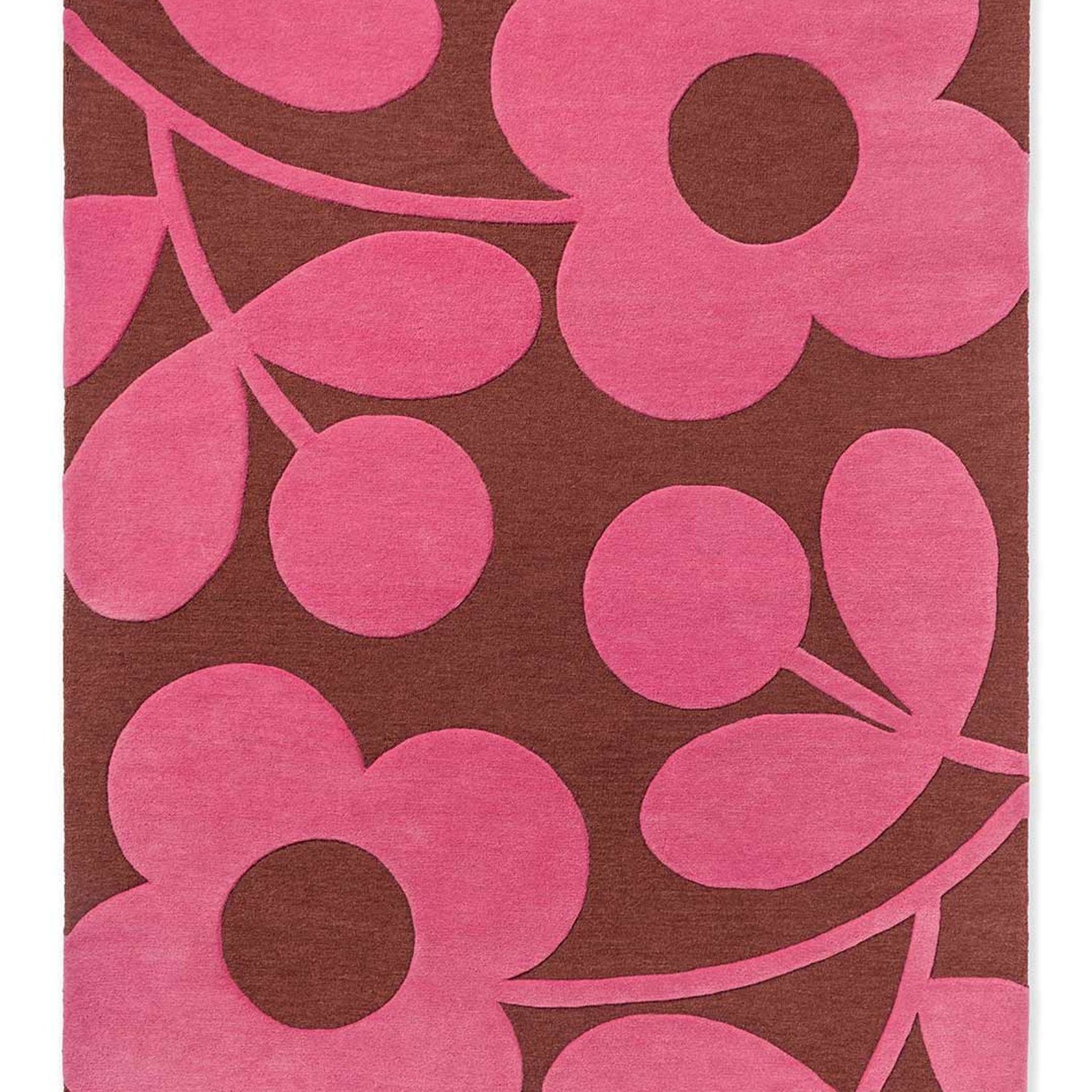 Orla Kiely Sprig Stem Rug - Paprika | 100% Wool Designer Floor Rug gallery detail image