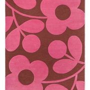 Orla Kiely Sprig Stem Rug - Paprika | 100% Wool Designer Floor Rug gallery detail image