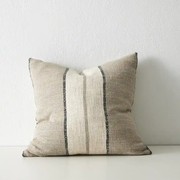 Weave Home Ottavio Cushion - Natural | Textured Stripe gallery detail image