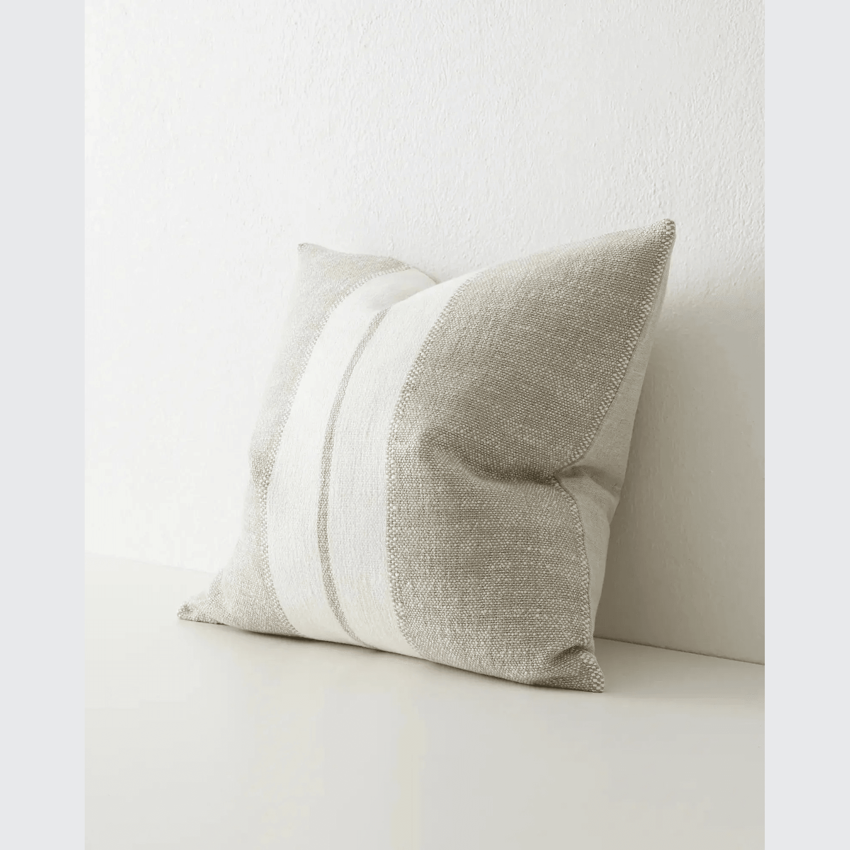 Weave Home Ottavio Cushion - Laurel | Textured Stripe gallery detail image