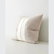 Weave Home Ottavio Cushion - Earth | Textured Stripe gallery detail image