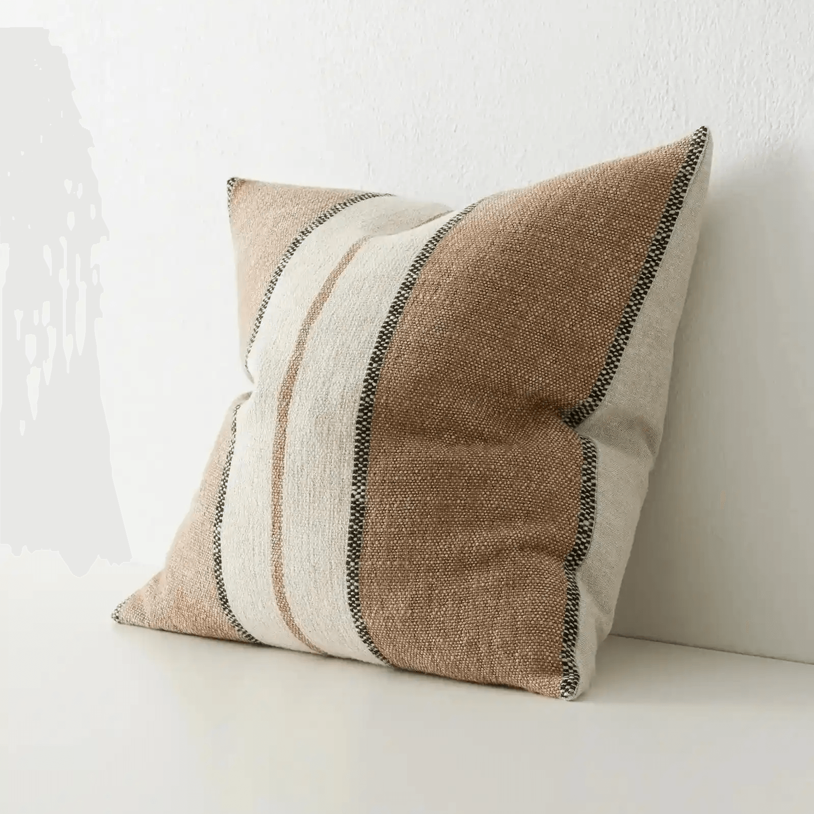 Weave Home Ottavio Cushion - Cocoa gallery detail image