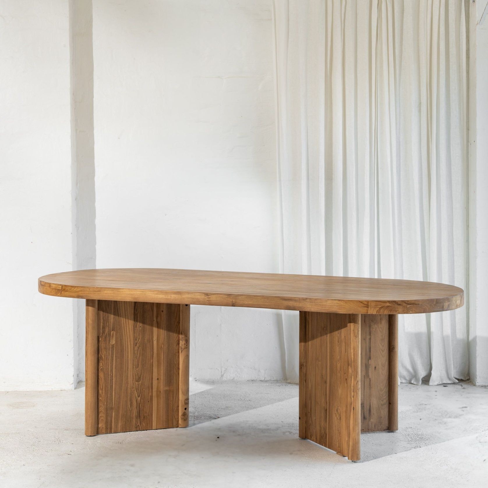 Otto Rounded End Dining Table gallery detail image