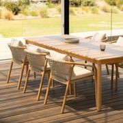 Burnett Outdoor Dining Table 240cm - Eucalyptus gallery detail image