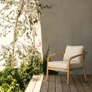 Burnett Outdoor Armchair - Eucalyptus / Beige gallery detail image