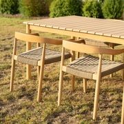 Sal Outdoor Dining Chair - Eucalyptus / Beige gallery detail image