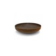 Outdoor Brazier Fire Pit Bowl - Natural Rust Patina Finish Corten Steel 80cm gallery detail image