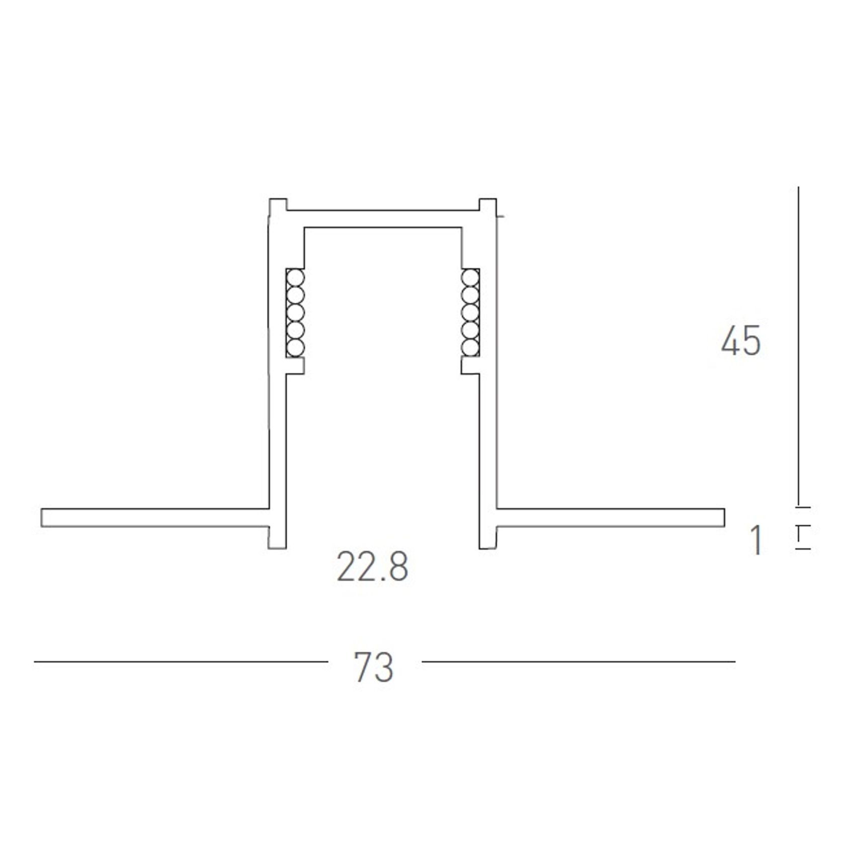 Outer Recessed Magnetic Track gallery detail image