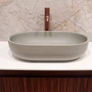 Code Oval Villastone Basin Light Grey gallery detail image
