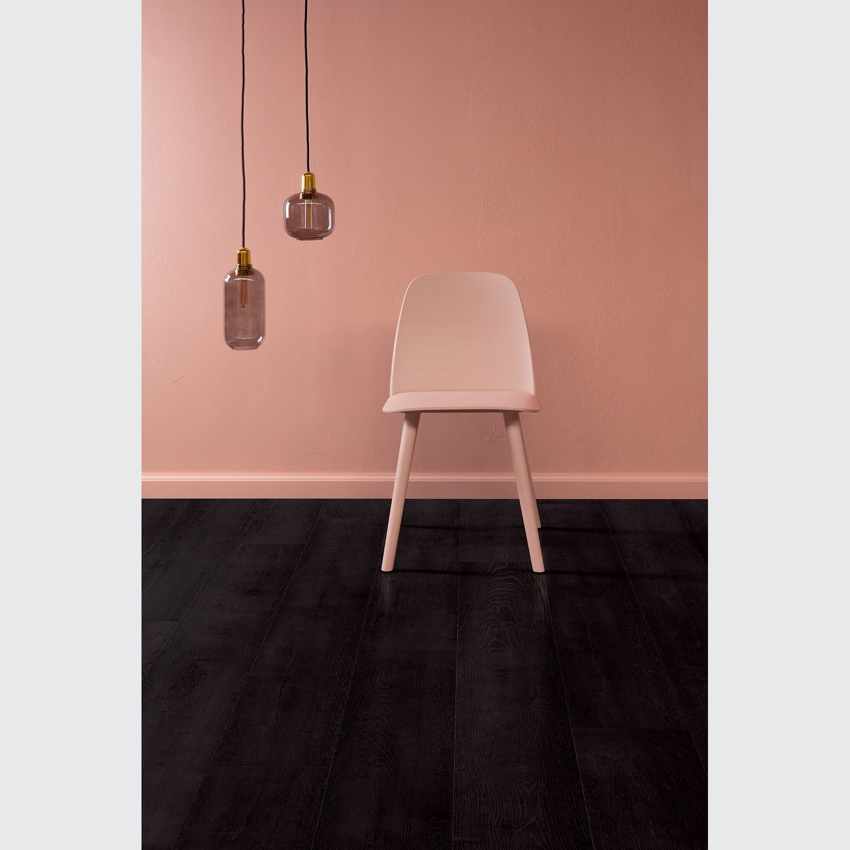 Quick-Step Perspective Nature Painted Oak Black Laminate Flooring gallery detail image