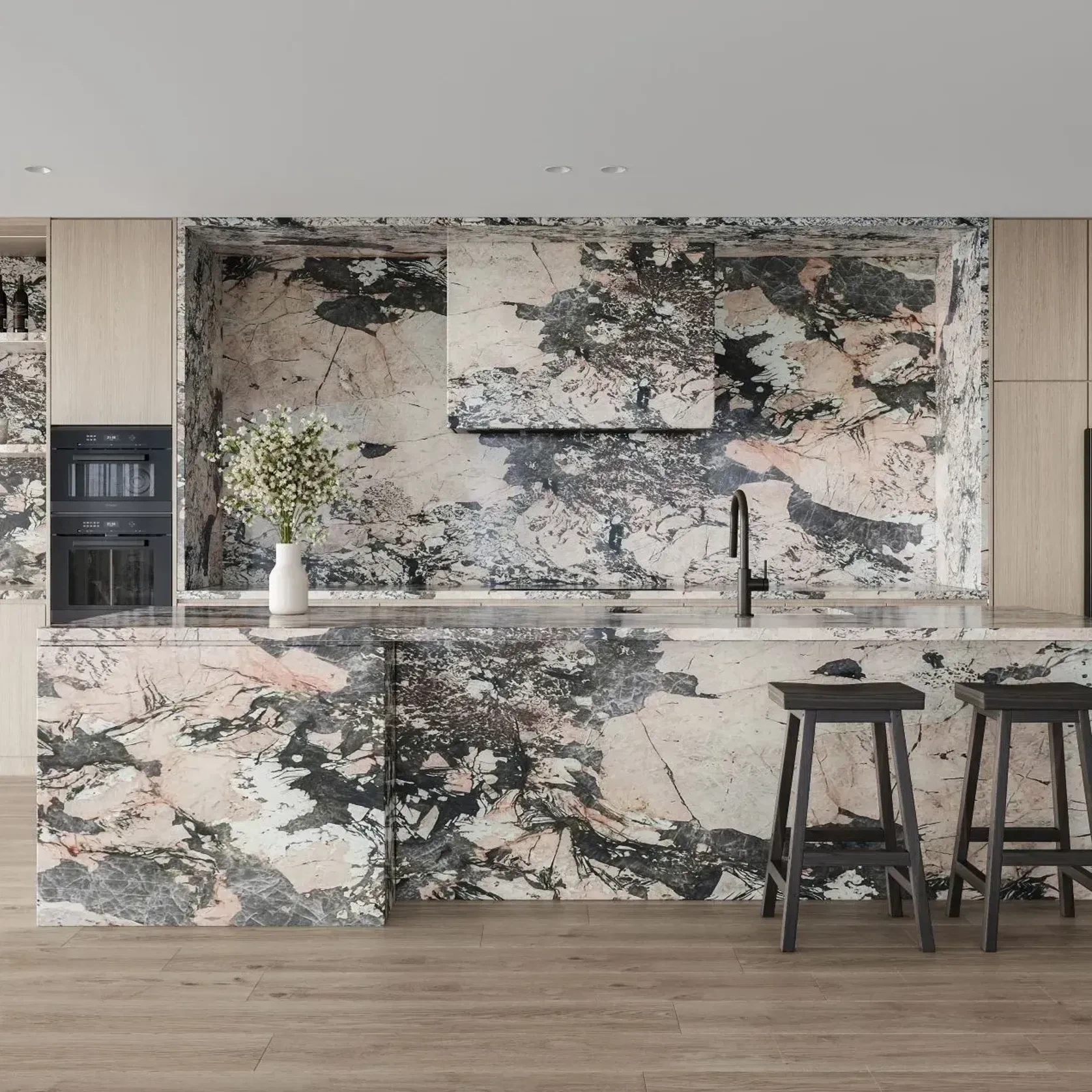 Pink Patagonia Quartzite Benchtop gallery detail image