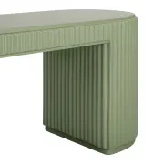 Nova Outdoor Dining Bench 210cm - Green Concrete gallery detail image