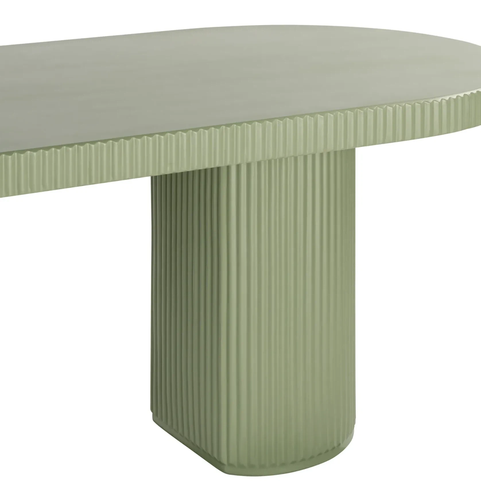 Nova Outdoor Dining Table 240cm - Green Concrete gallery detail image