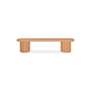 Flock Outdoor Dining Bench 210cm - Terracotta Concrete gallery detail image