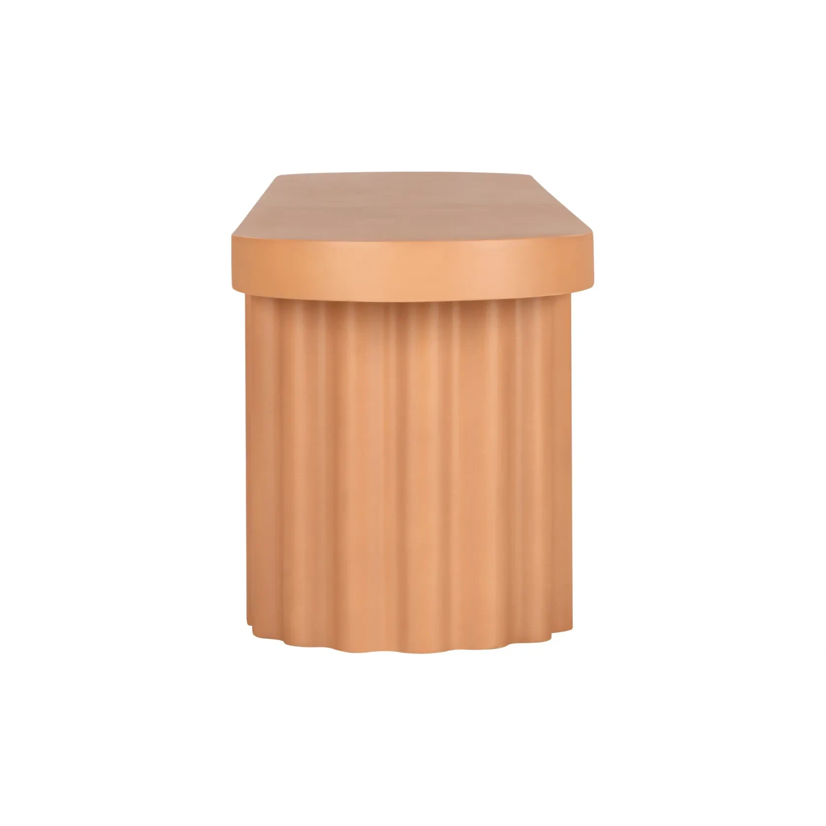 Flock Outdoor Dining Bench 210cm - Terracotta Concrete gallery detail image