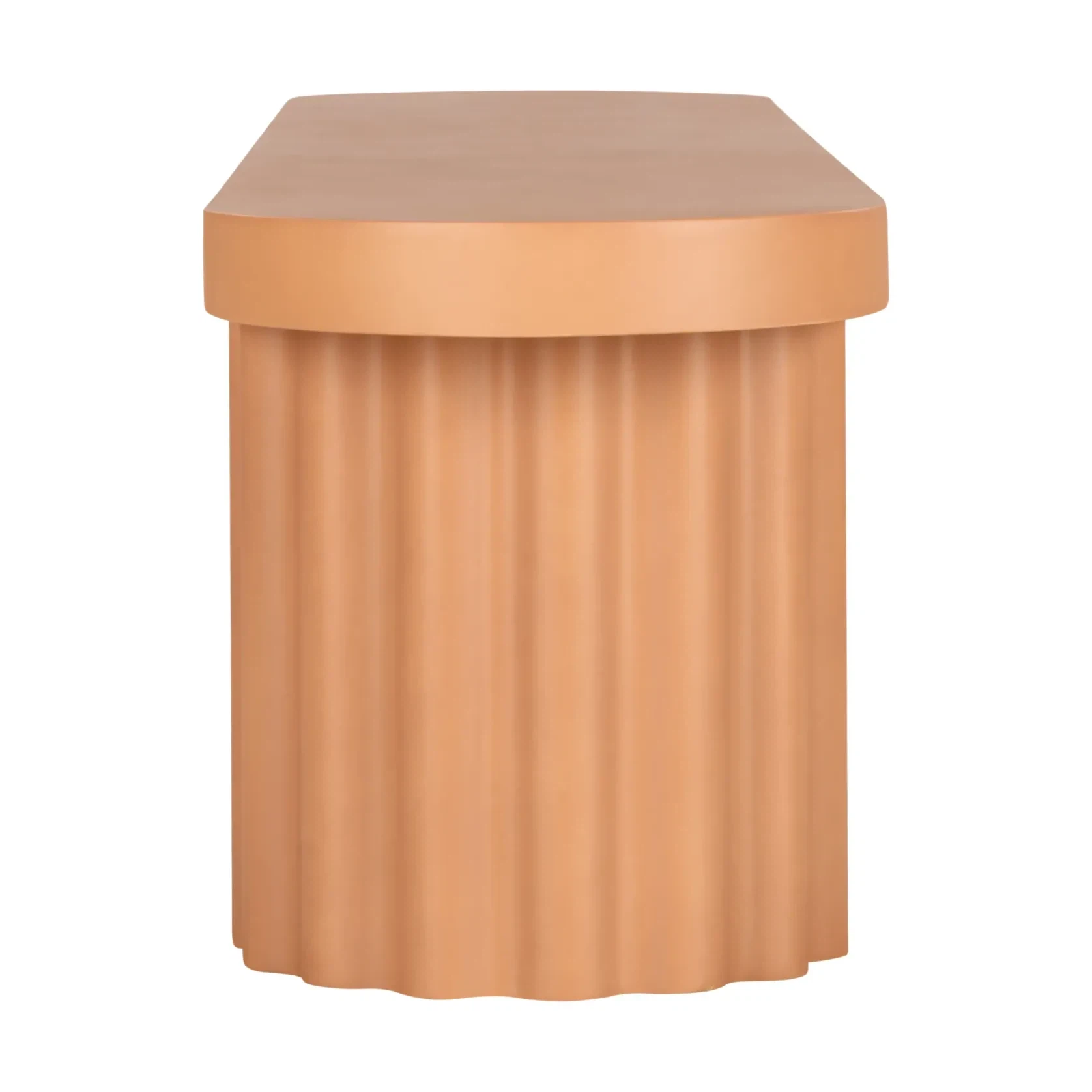 Flock Outdoor Dining Bench 210cm - Terracotta Concrete gallery detail image