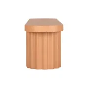 Flock Outdoor Dining Bench 210cm - Terracotta Concrete gallery detail image