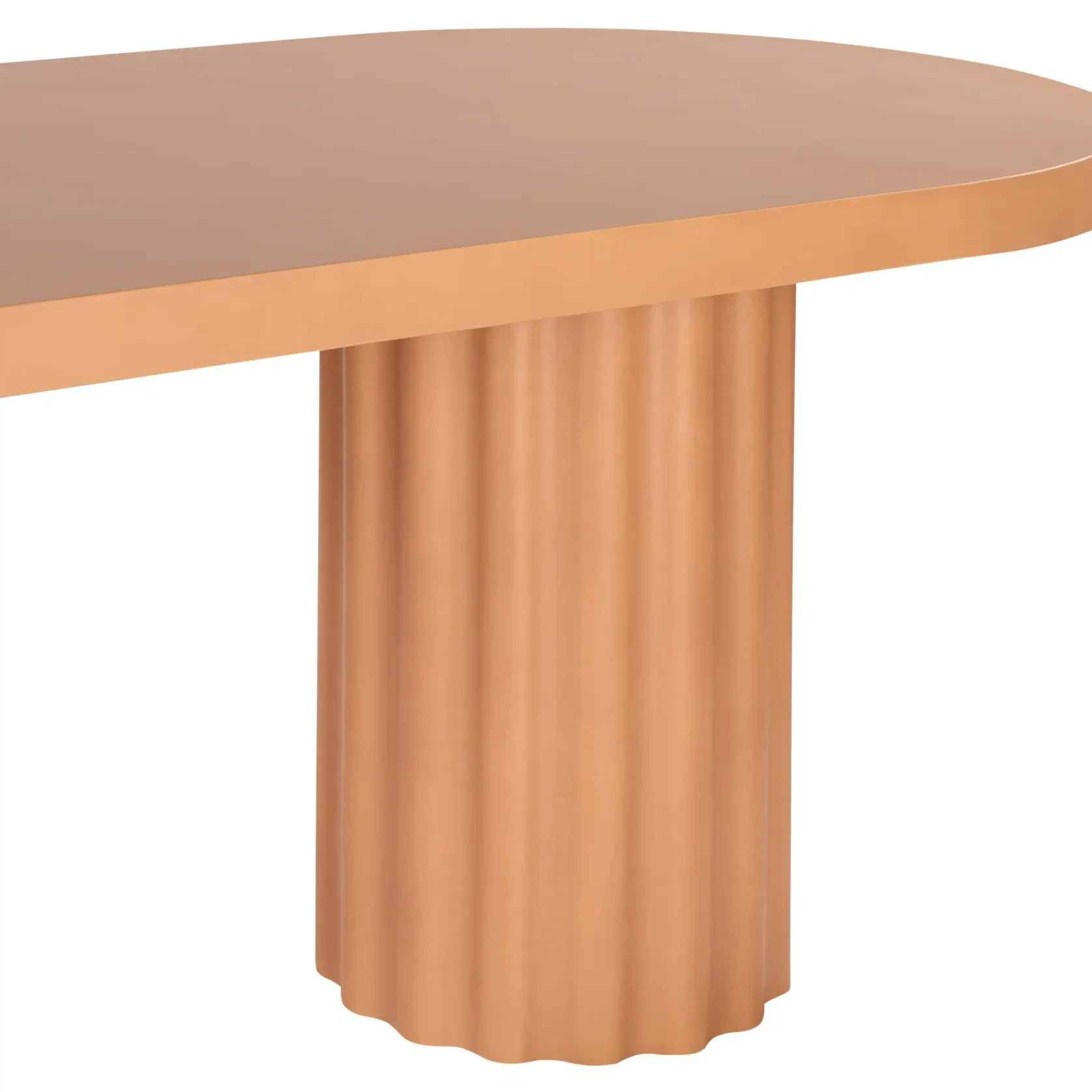 Flock Outdoor Dining Table 240cm - Terracotta Concrete gallery detail image