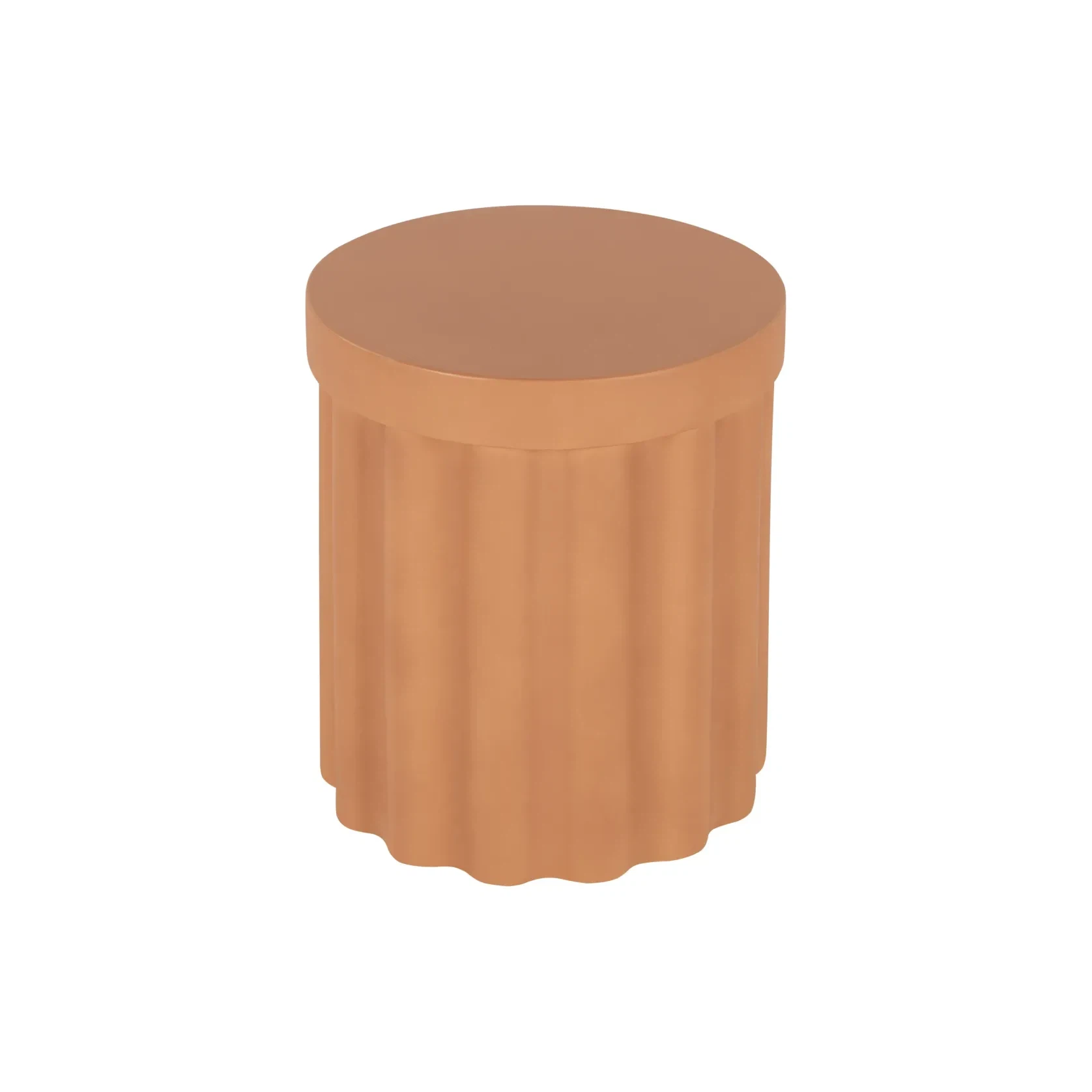 Flock Outdoor Side Table - Terracotta Concrete gallery detail image