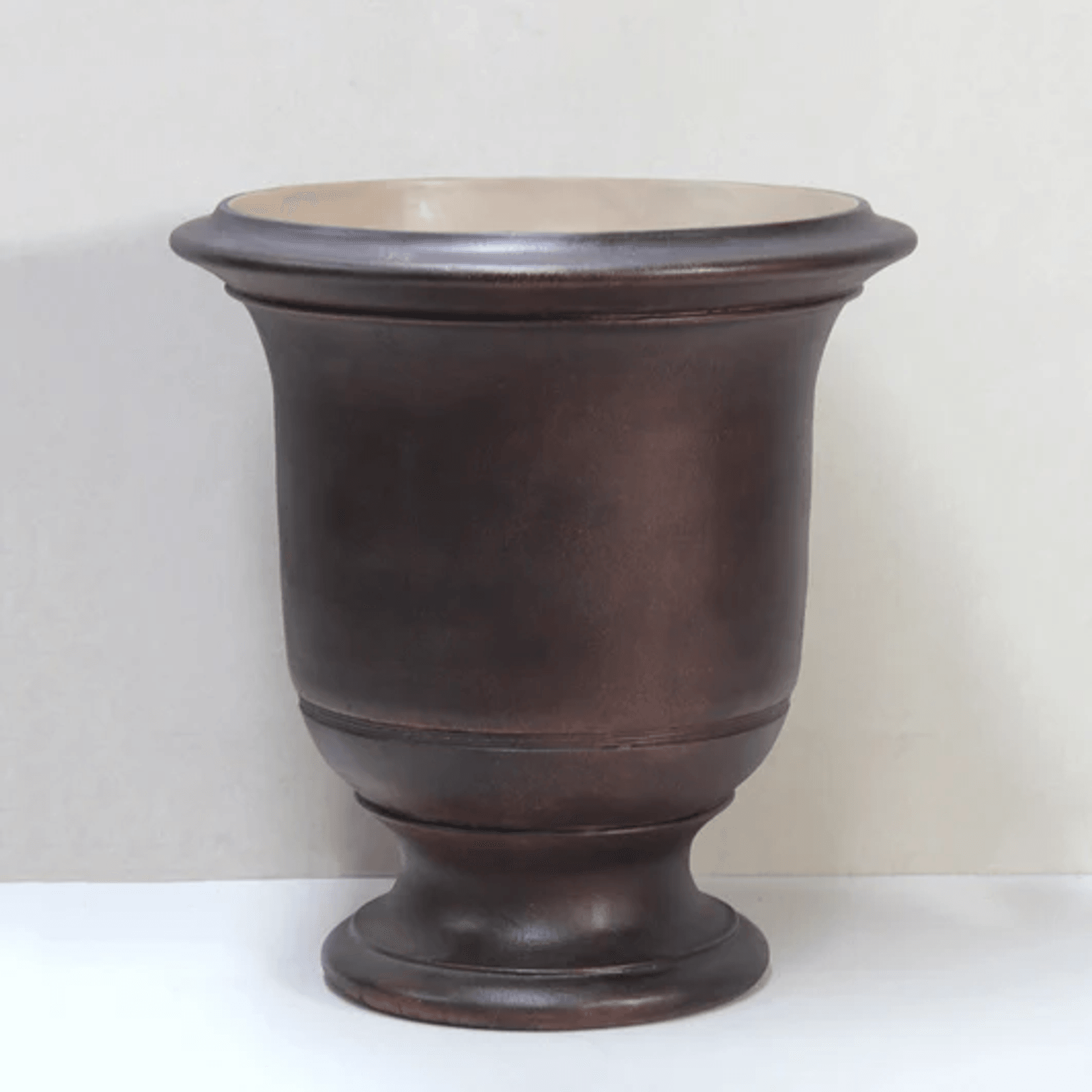 Anduze Style Urn Medium Plain | Pietro Stoneware gallery detail image