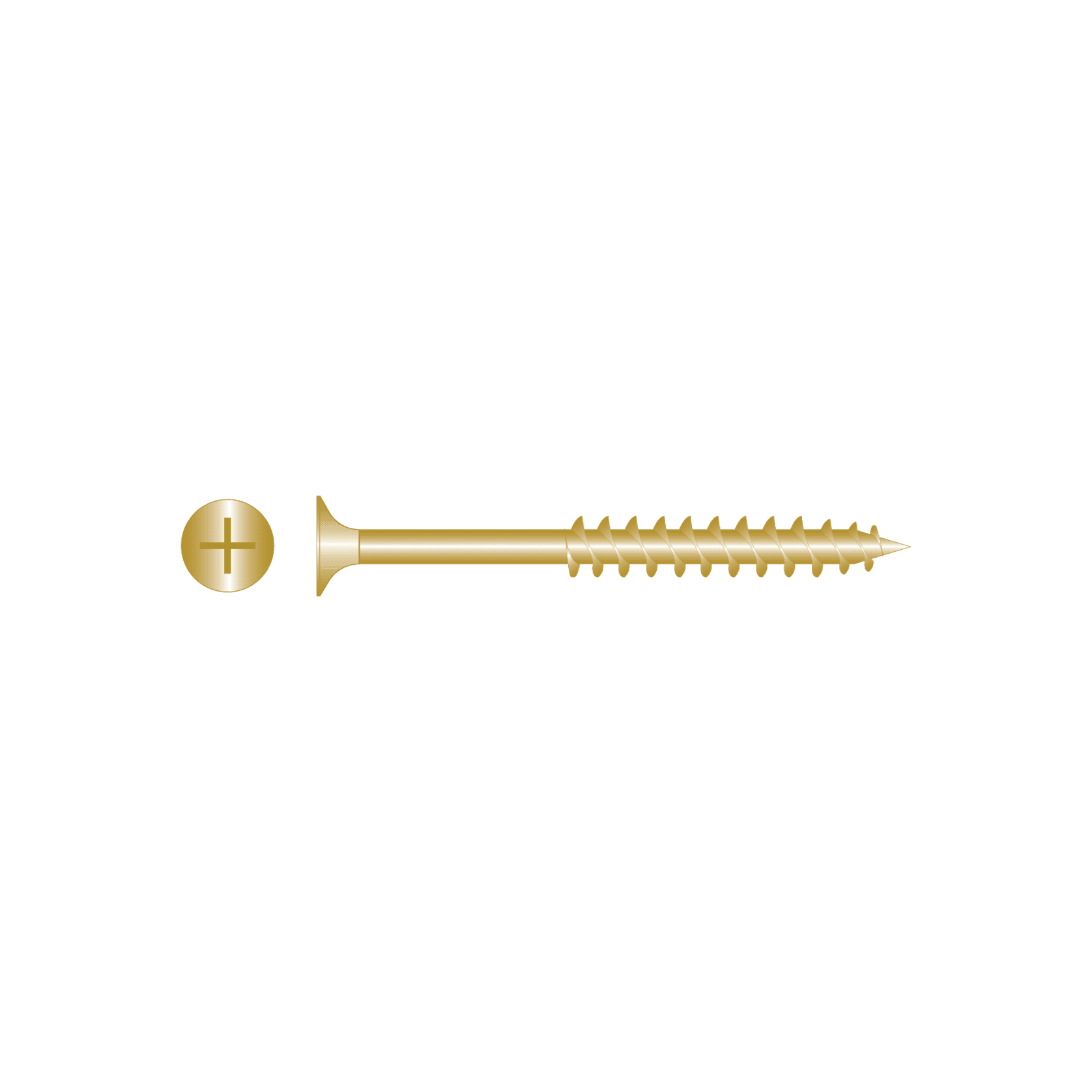 Plasterboard Screws - Philips Drive - Yellow Zinc gallery detail image