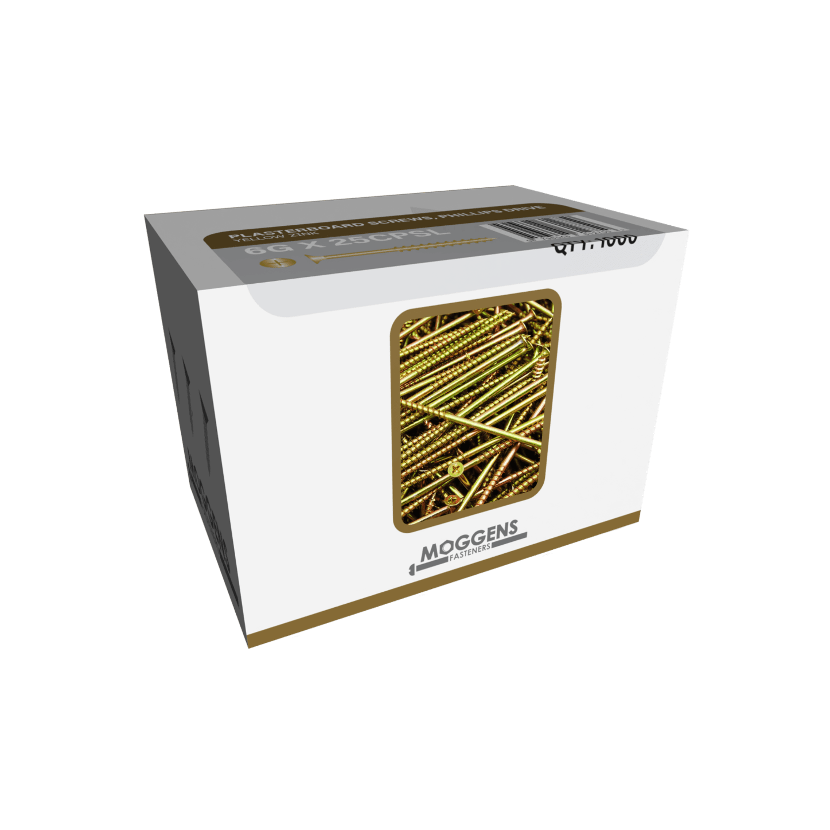 Plasterboard Screws - Philips Drive - Yellow Zinc gallery detail image