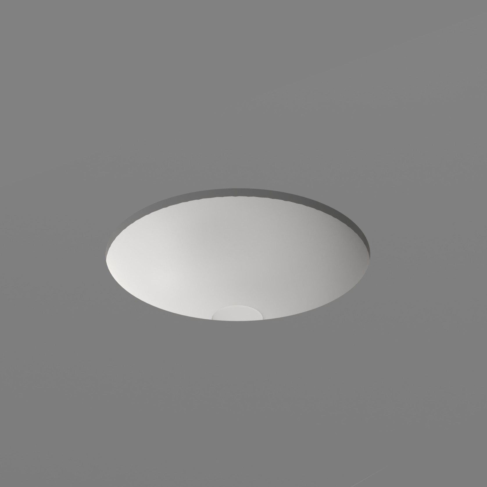 Pura 40 Round Undermount Basin Matt White gallery detail image