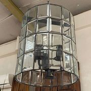 Cylinder Light With Bevelled Glass Shade gallery detail image