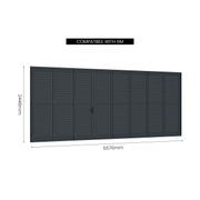 Bifold Shutter Wall For Pacific Freestanding Pergola gallery detail image