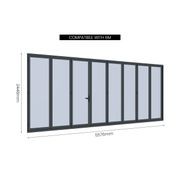 Bifold Glass Door For Pacific Freestanding Pergola gallery detail image