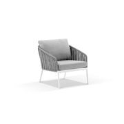 Palm 3pc Outdoor Rope Lounge Set | White gallery detail image