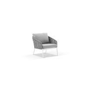 Palm 3pc Outdoor Rope Lounge Set | White gallery detail image
