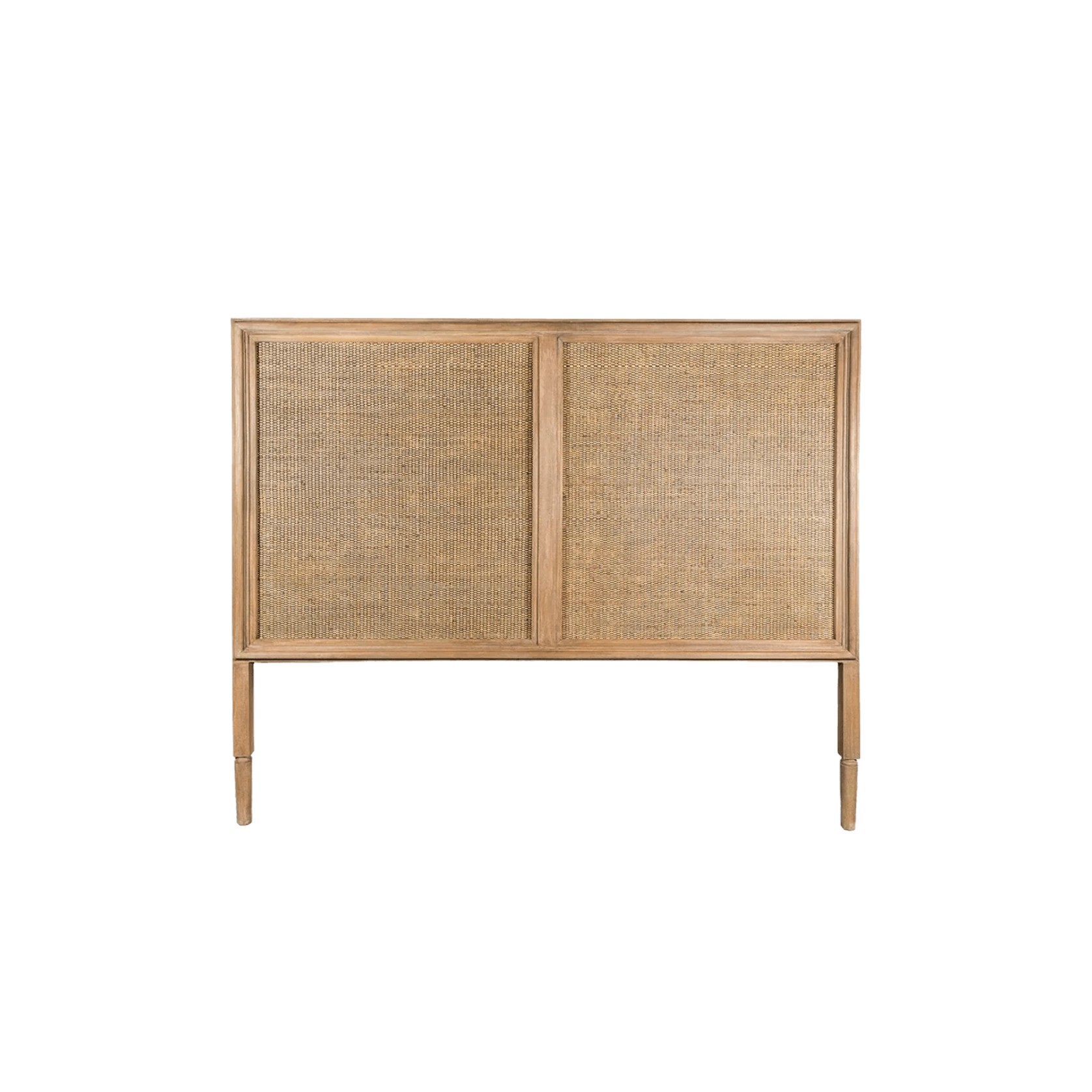 Ava Rattan Bedhead - Natural gallery detail image