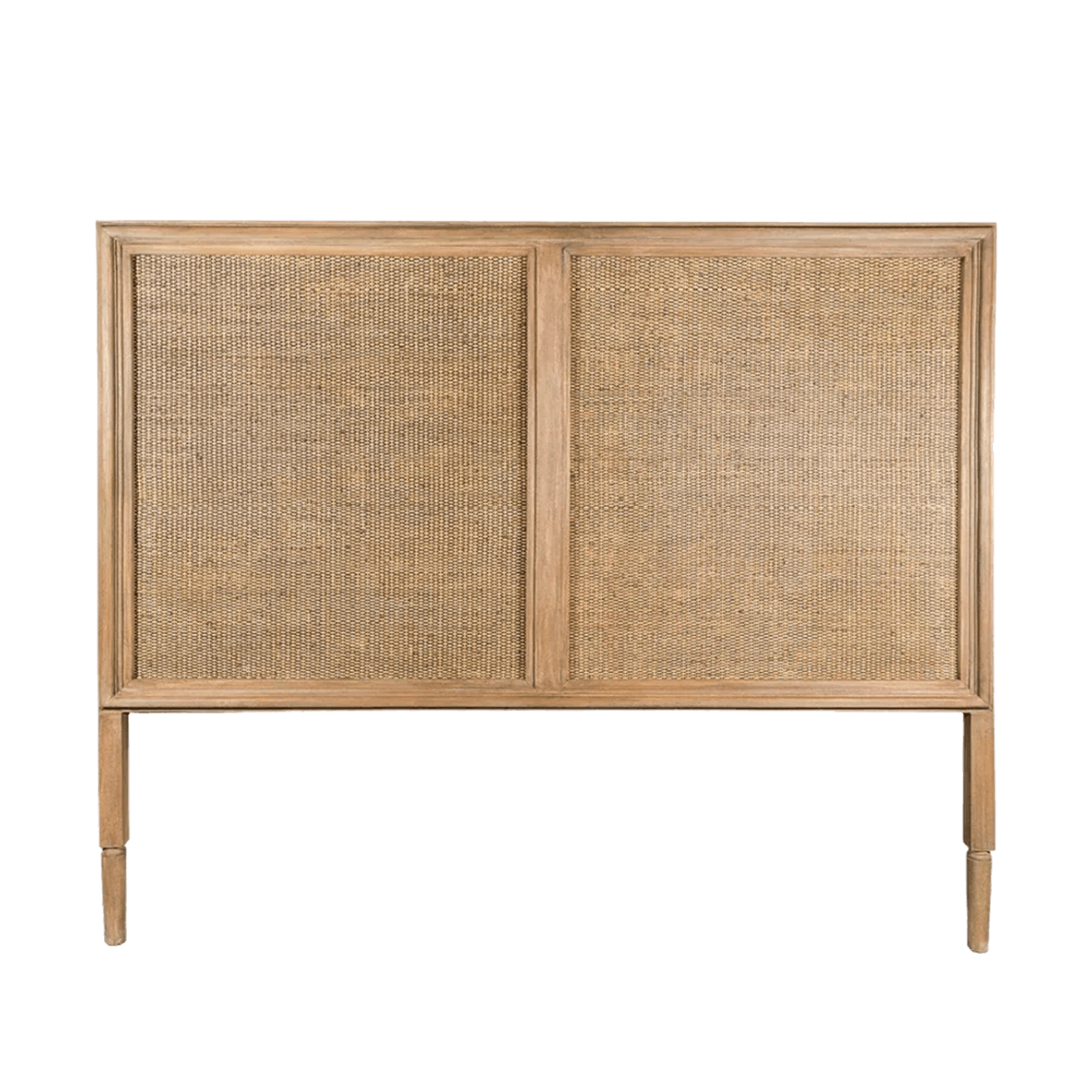 Ava Rattan Bedhead - Natural gallery detail image