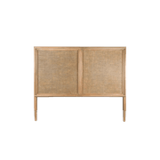 Ava Rattan Bedhead - Natural gallery detail image