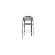 Parakeet Aluminium And Rattan Outdoor Patio Bar Chair gallery detail image