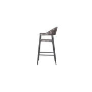 Parakeet Aluminium And Rattan Outdoor Patio Bar Chair gallery detail image