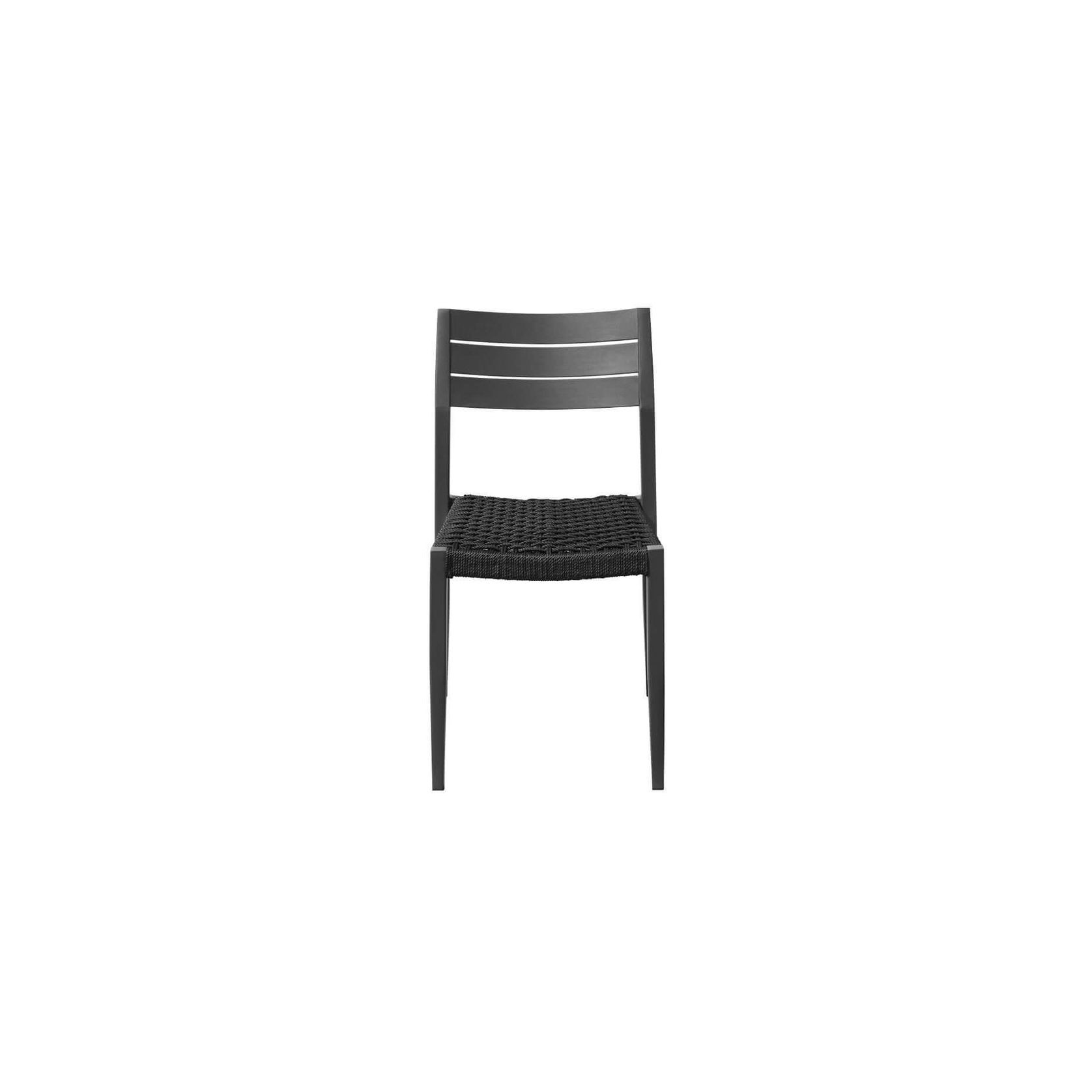 Passerine 2.0 Aluminium and Rope Outdoor Dining Chair gallery detail image
