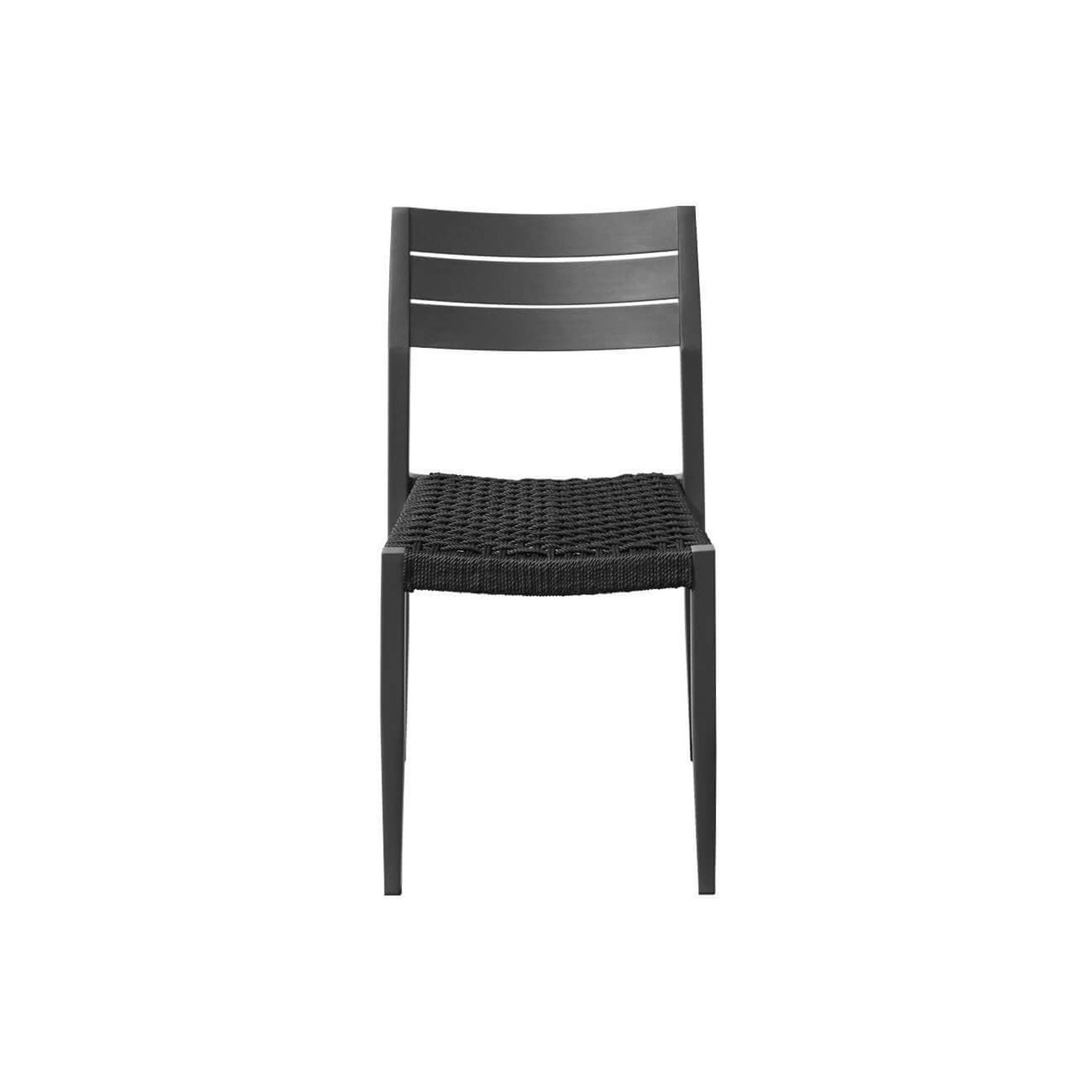 Passerine 2.0 Aluminium and Rope Outdoor Dining Chair gallery detail image