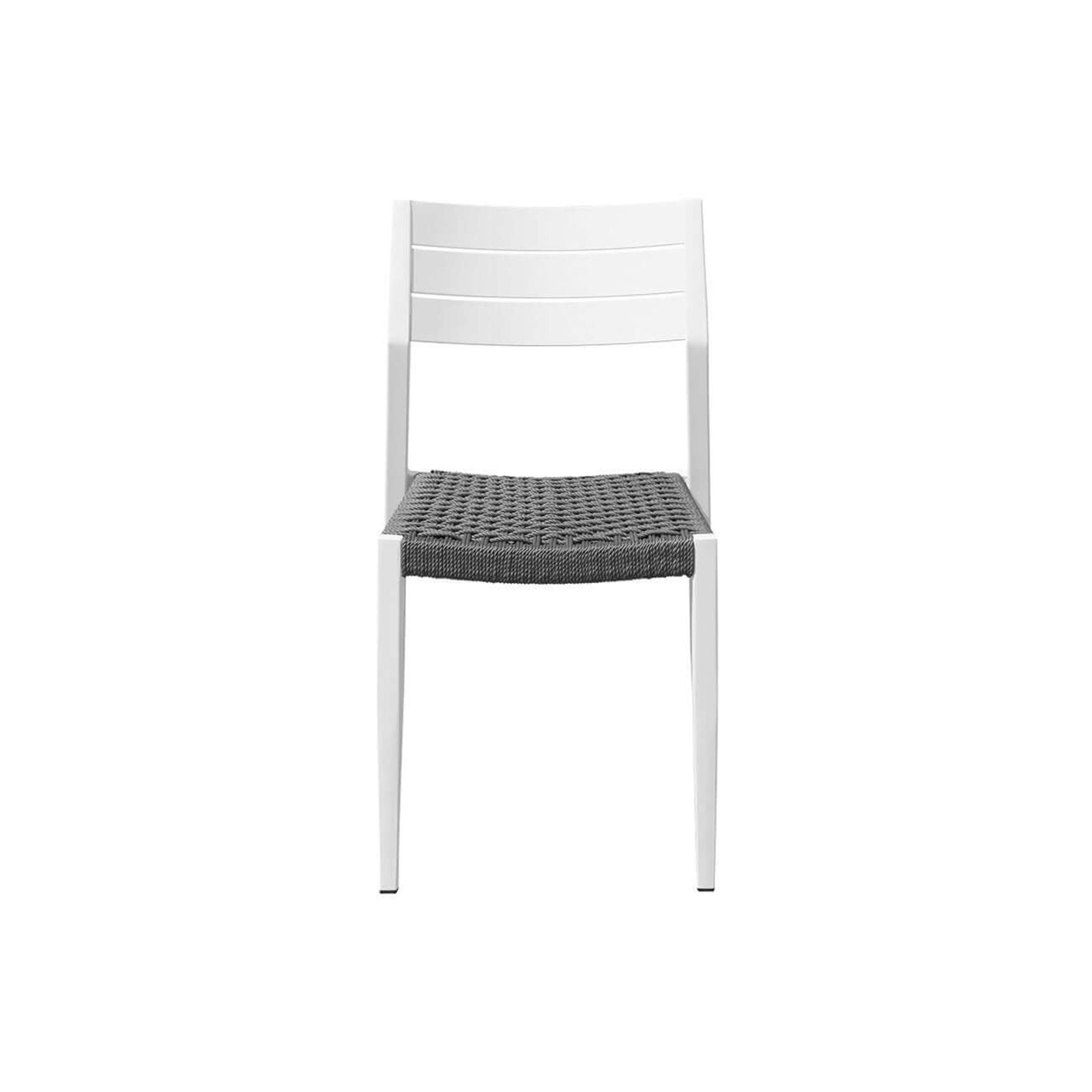 Passerine 2.0 Aluminium and Rope Outdoor Dining Chair gallery detail image