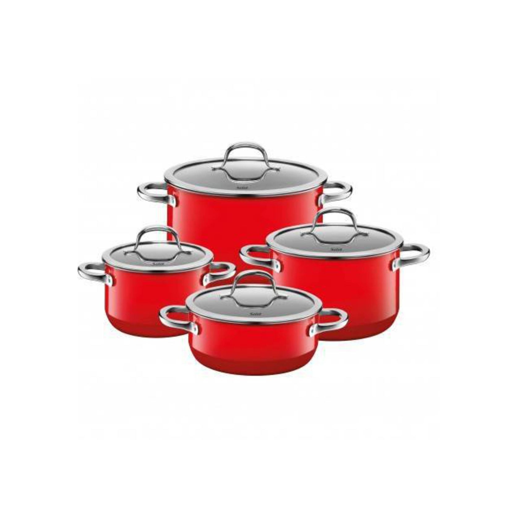Silit Passion Red Cookware Set 4 Piece gallery detail image