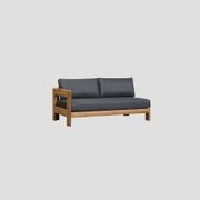 Pauanui Teak Double Right Arm Section gallery detail image