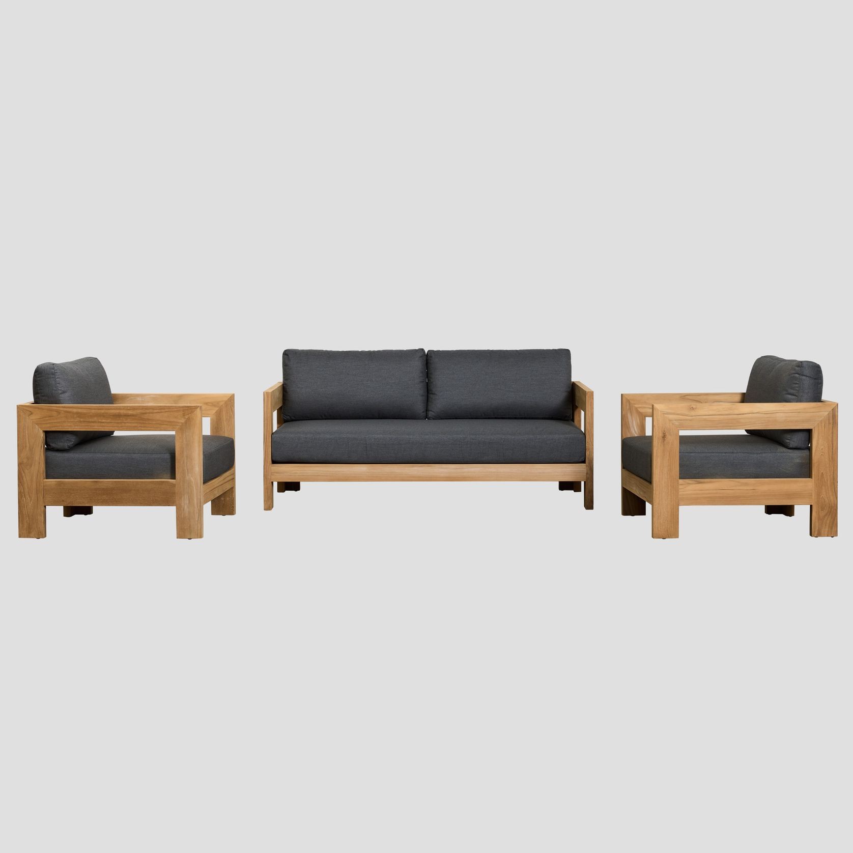 Pauanui Teak Outdoor Sofa Set gallery detail image