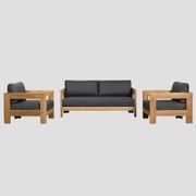 Pauanui Teak Outdoor Sofa Set gallery detail image