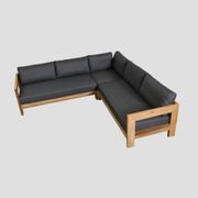 Pauanui Teak Outdoor Sofa Set gallery detail image