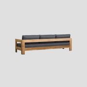 Pauanui Teak Triple Sofa gallery detail image